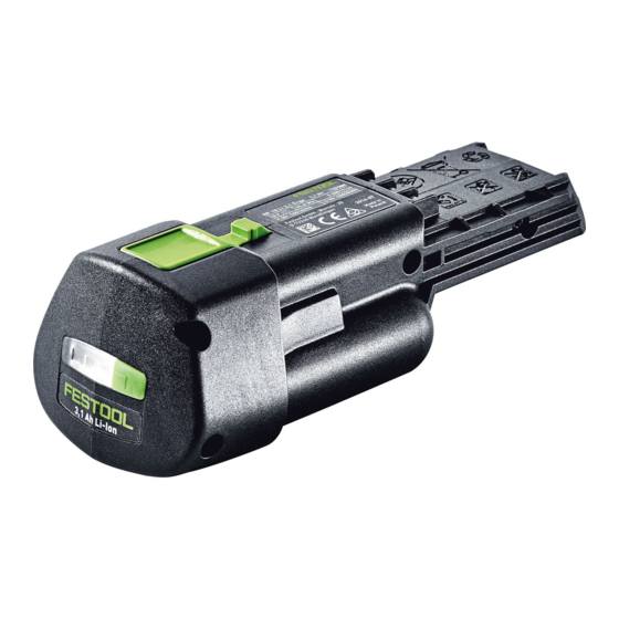 Festool BP 18 Li Notice D'utilisation D'origine