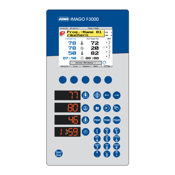 JUMO IMAGO F3000 Notice De Mise En Service