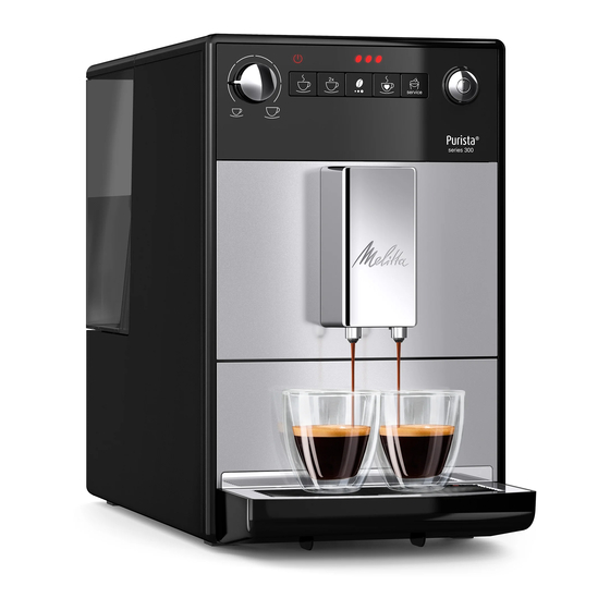 Melitta Purista F230-002 Mode D'emploi