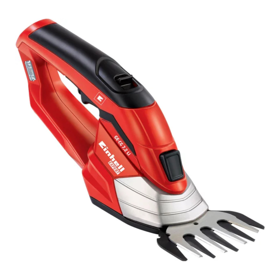 EINHELL GE-CG 7,2 Li Mode D'emploi