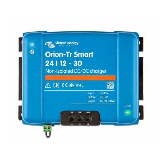 Victron energy Orion-Tr Smart 24/12-30A Manuels