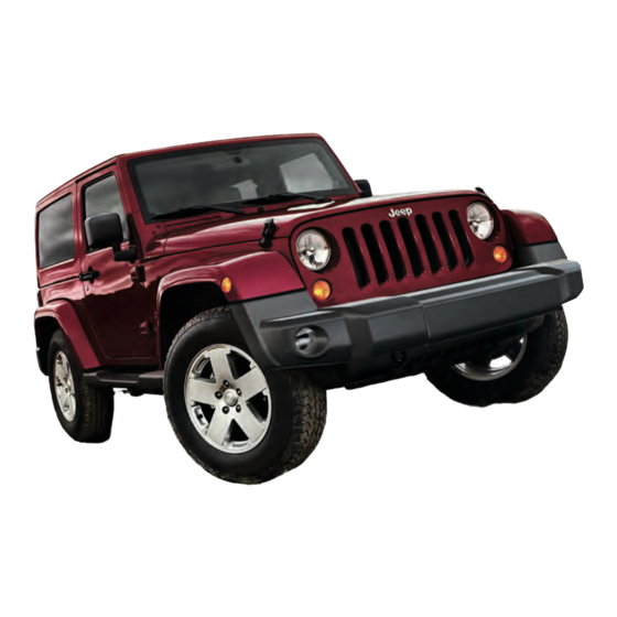 Jeep Wrangler 2012 Guide De L'utilisateur