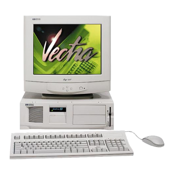 HP Vectra VL 8 Serie Mode D'emploi