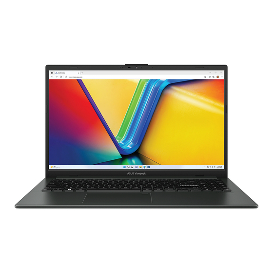 Asus Vivobook 15 OLED E1504FA-L1367W-BE AZERTY Manuel Électronique