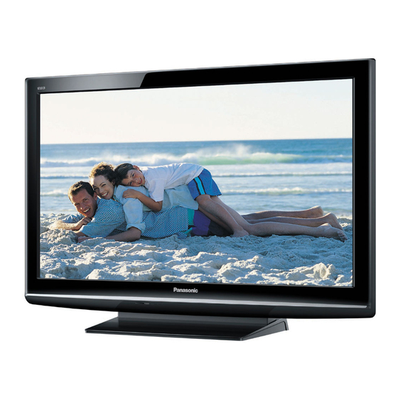 Panasonic TC-P42X1 Manuel D'utilisation