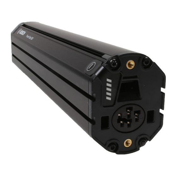Bosch PowerTube 750 Notice D'utilisation D'origine