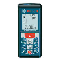 Bosch GLM 80 Consignes De Fonctionnement/Sécurité