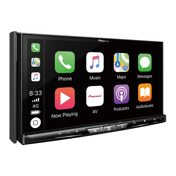 Pioneer AVIC-Z920DAB Guide De Démarrage Rapide