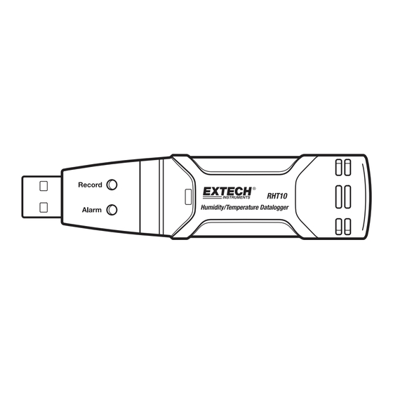 Extech Instruments RHT10 Mode D'emploi