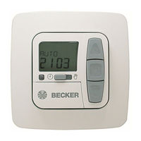 Becker Centronic Timecontrol TC52 Notice De Montage Et D'utilisation