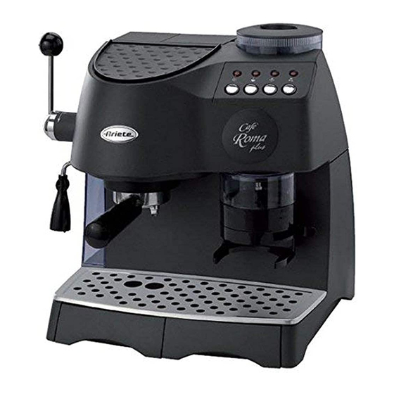 ARIETE Cafe Roma Plus 1329/1 Manuels