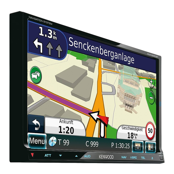 Kenwood DNX9260BT Manuel D'instructions