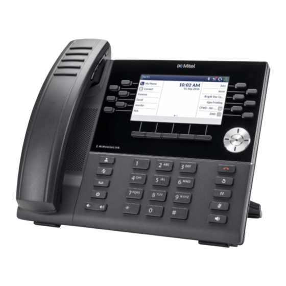 Mitel 6930 SIP Mode D'emploi