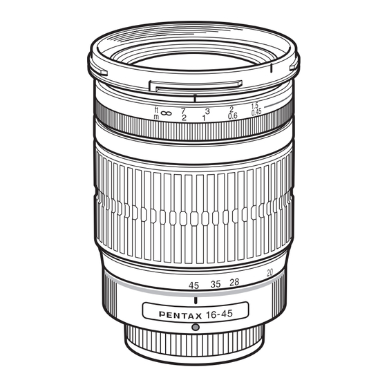 Pentax smc -DA Mode D'emploi