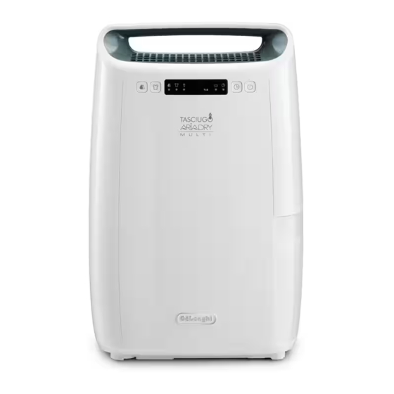 DeLonghi Tasciugo AriaDry Multi DEXD Serie Mode D'emploi