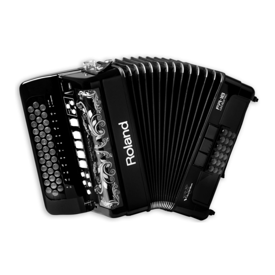 Roland V-Accordion FR-18 diatonic Mode D'emploi