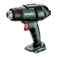 Metabo HG 18 LTX 500 Notice Originale