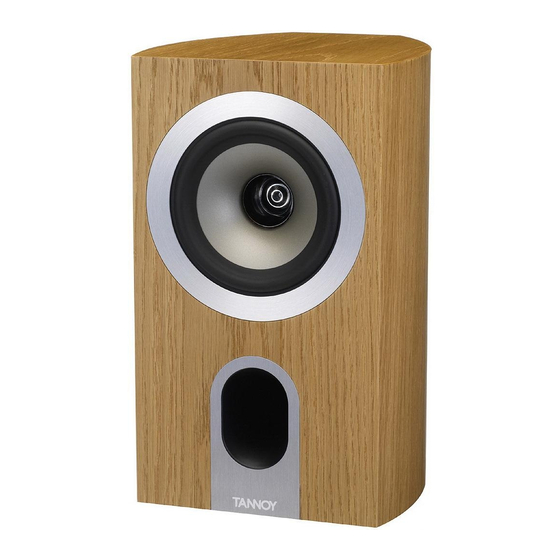 Tannoy revolution Mode D'emploi