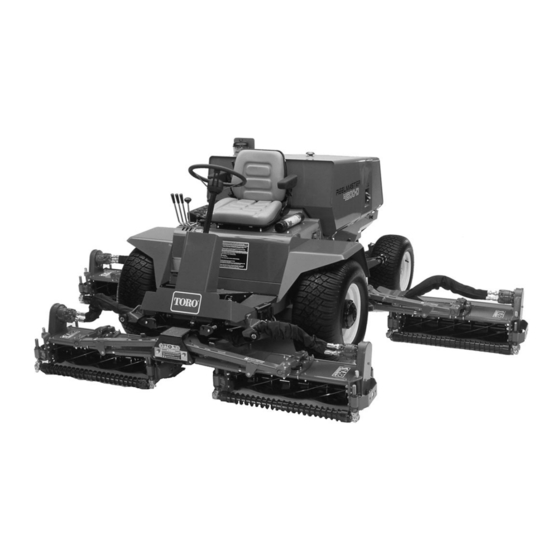Toro REELMASTER 4000-D Notice D'utilisation