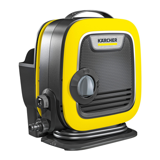 Kärcher K Mini Mode D'emploi