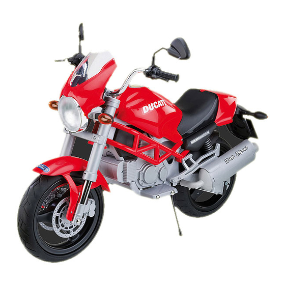 Peg-Perego DUCATI MONSTER IGMC0007 Manuel D'utilisation Et D'entretien