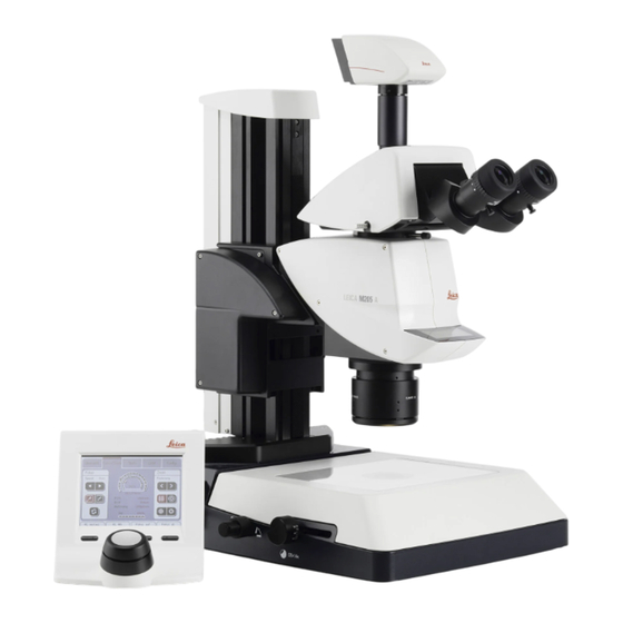 Leica Microsystems M125 Manuel