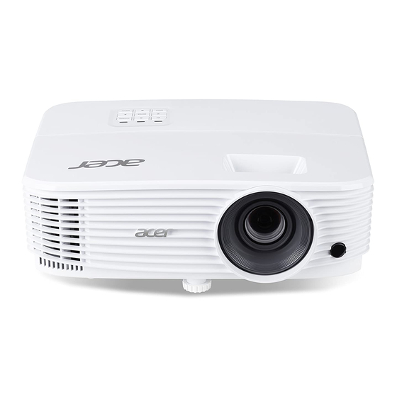 Acer P1250B Serie Guide Utilisateur