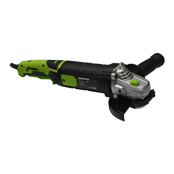 CONSTRUCTOR CTAGVS1201-125BM Traduction Des Instructions D'origine