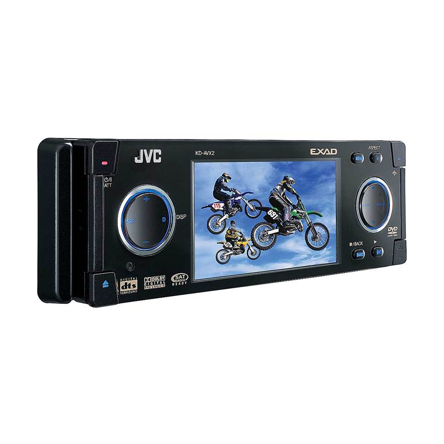 JVC KD-AVX2 Manuel D'installation/Raccordement