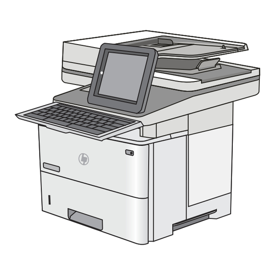 HP LaserJet Enterprise MFP M527dn Guide De L'utilisateur