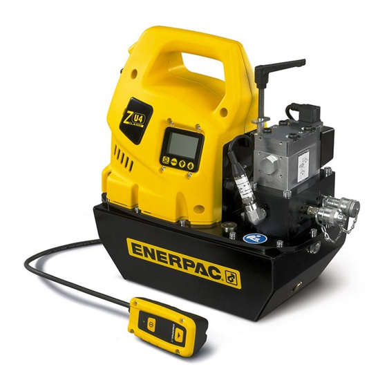 Enerpac ZU4 Serie Instructions