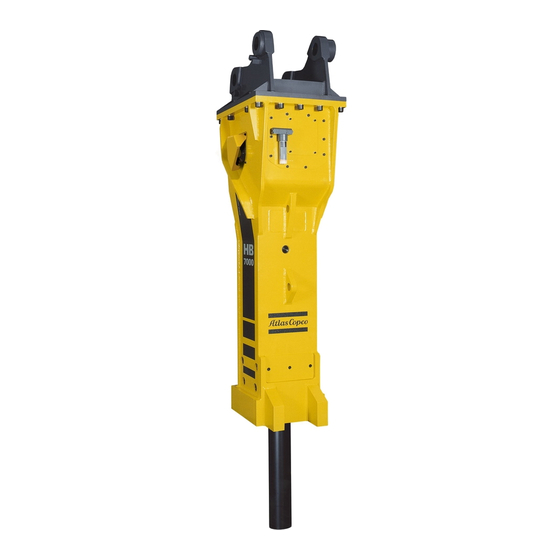 Atlas Copco HB 5800 Manuels