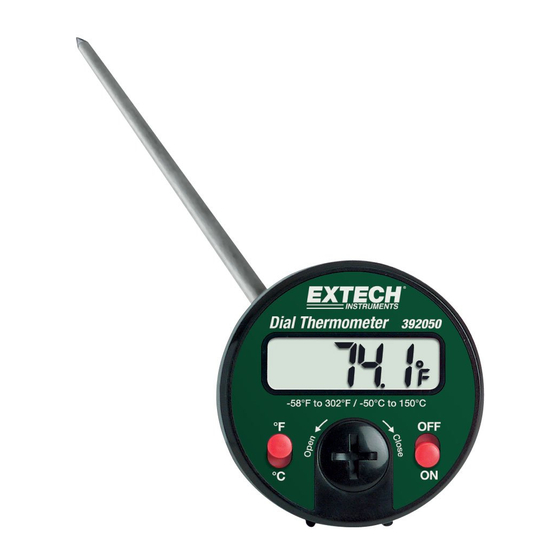 Extech Instruments 392050 Mode D'emploi