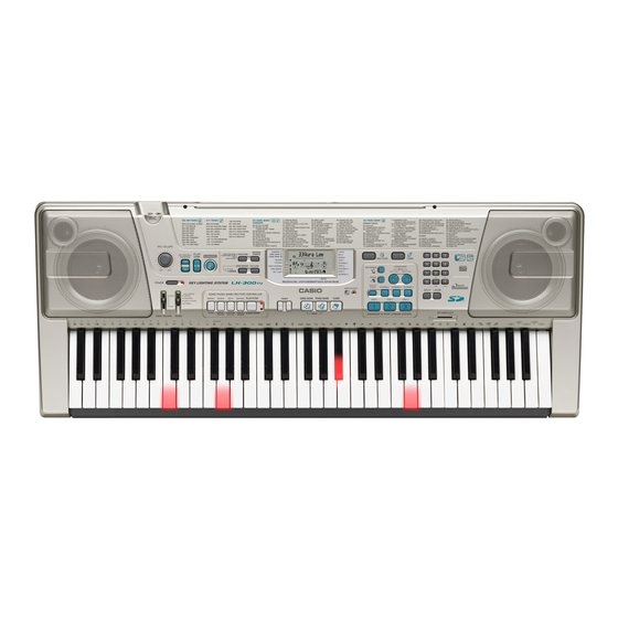 Casio LK-300TV Mode D'emploi