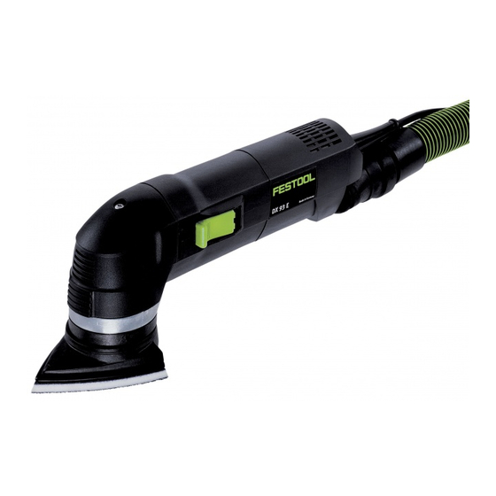 Festool DELTEX DX 93 E Guide D'utilisation