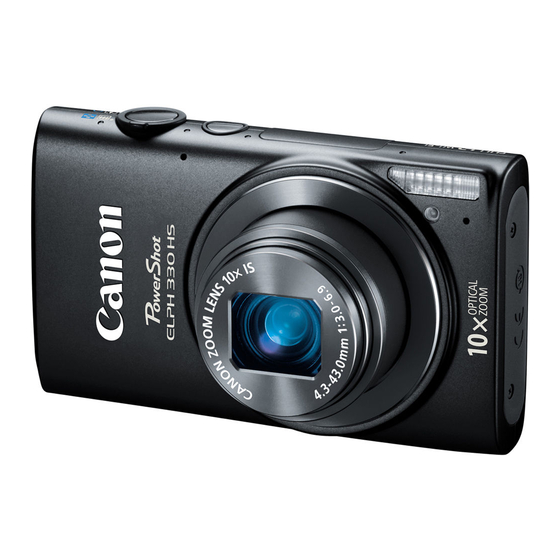 Canon PowerShot ELPH 330 HS Guide D'utilisation