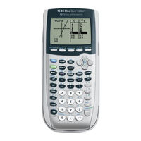 Texas Instruments TI-84 Plus Silver Edition Manuel D'utilisation
