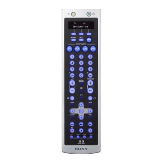 Sony RM-VL1400T Mode D'emploi