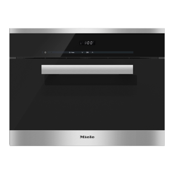 Miele DG 6100 Mode D'emploi Et Instructions De Montage