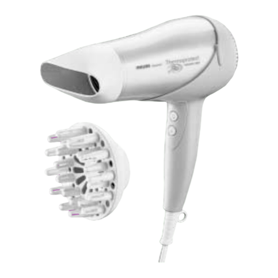 Philips beauty Thermoprotect volume 1880 HP4866/00 Mode D'emploi