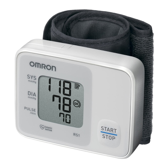 Omron RS1 Mode D'emploi