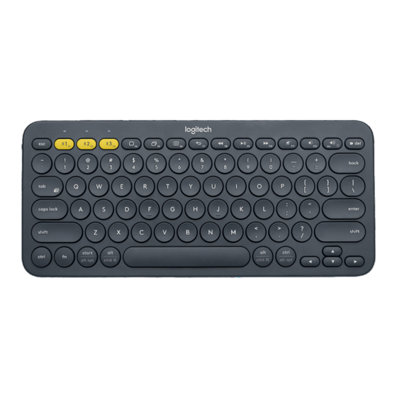 Logitech K380 Mode D'emploi