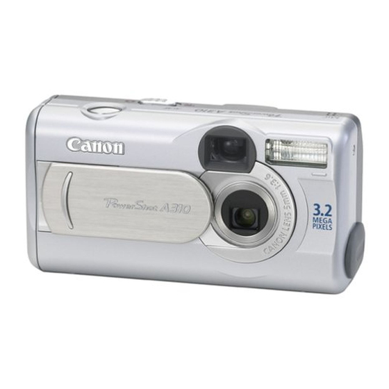 Canon PowerShot A310 Guide D'utilisation