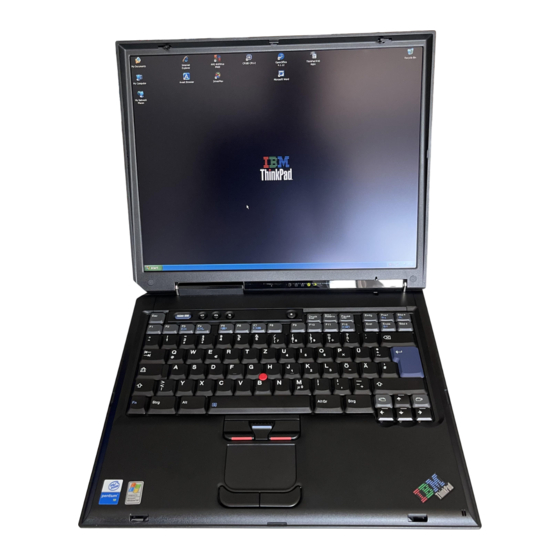 IBM ThinkPad R40 Serie Manuel D'utilisation