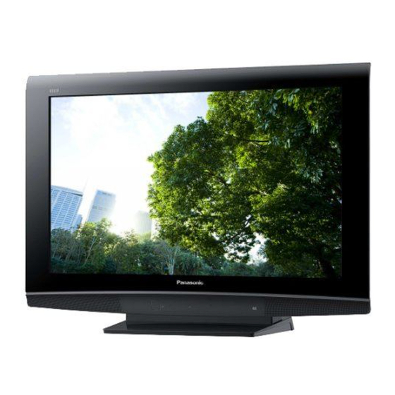 Panasonic Viera TX-32LXD81FV Mode D'emploi