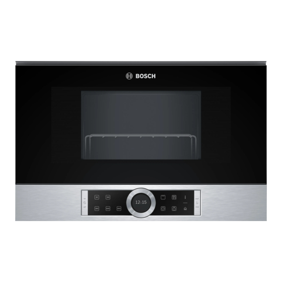Bosch BER634GS1 Manuel D'utilisation Et Notice D'installation