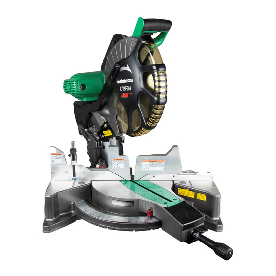 Metabo HPT C 12LDH Instructions De Sécurité Et Mode D'emploi