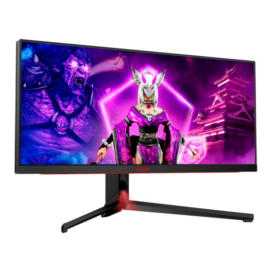 AOC AGON PRO AG344UXM Manuels