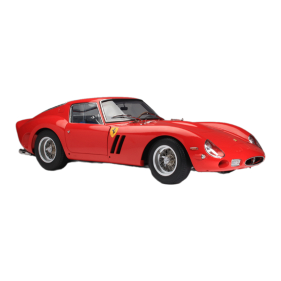 Agora Models Ferrari 250 GTO Boite 03 Notice De Montage