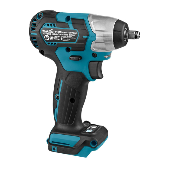 Makita TW160D Manuel D'instructions